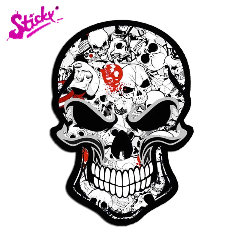 Липкий автомобильный Стикеры наклейки Декор виниловые Skull DC бомба автомобиля