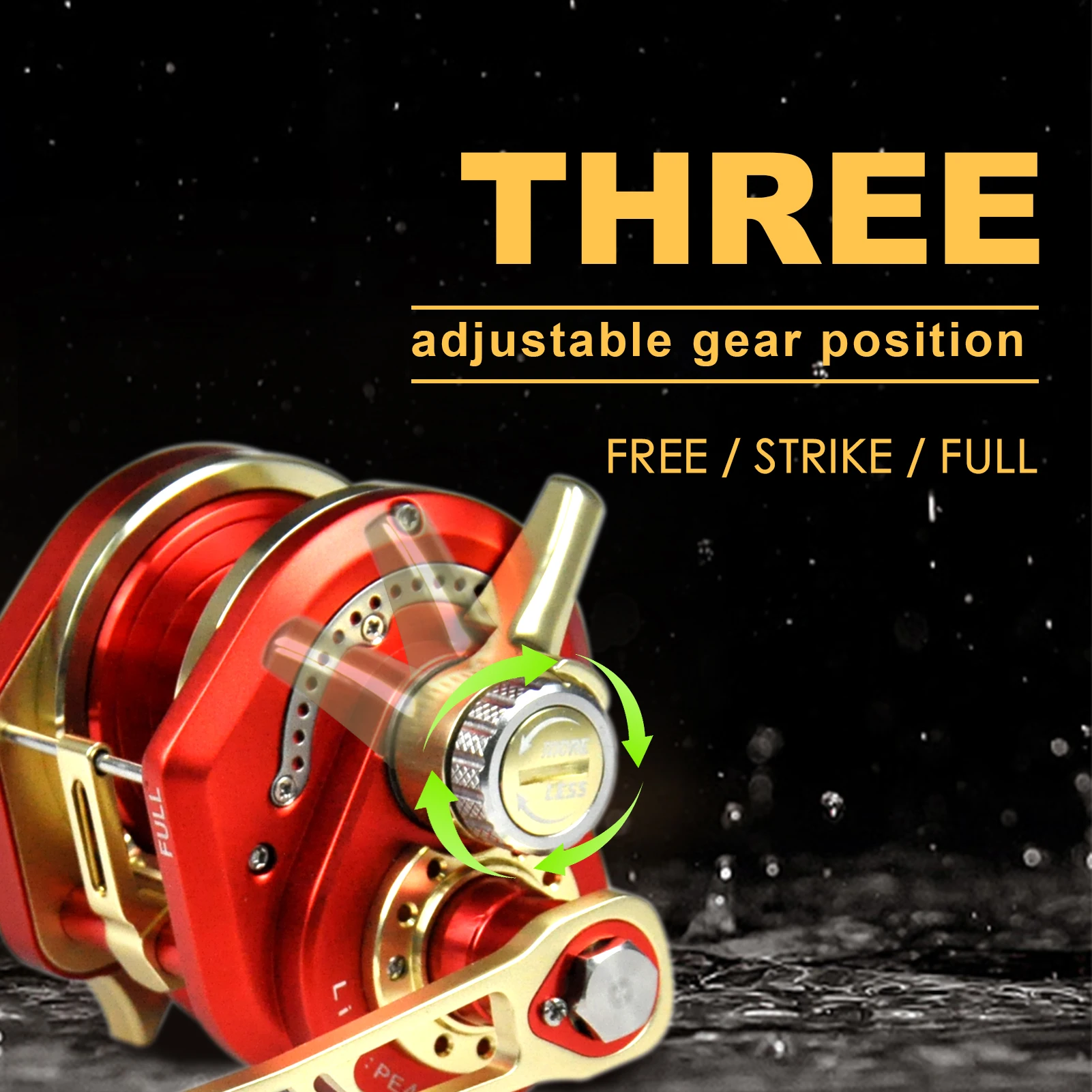 ORJD CNC Jigging Reel 150020003000 леваяправая ручка из алюминиевого сплава 13 + 2BB, медленная джиг-катушка, полностью Металлическая для джиггинга (art.: 3a37f96be21) - 3a37f96be21