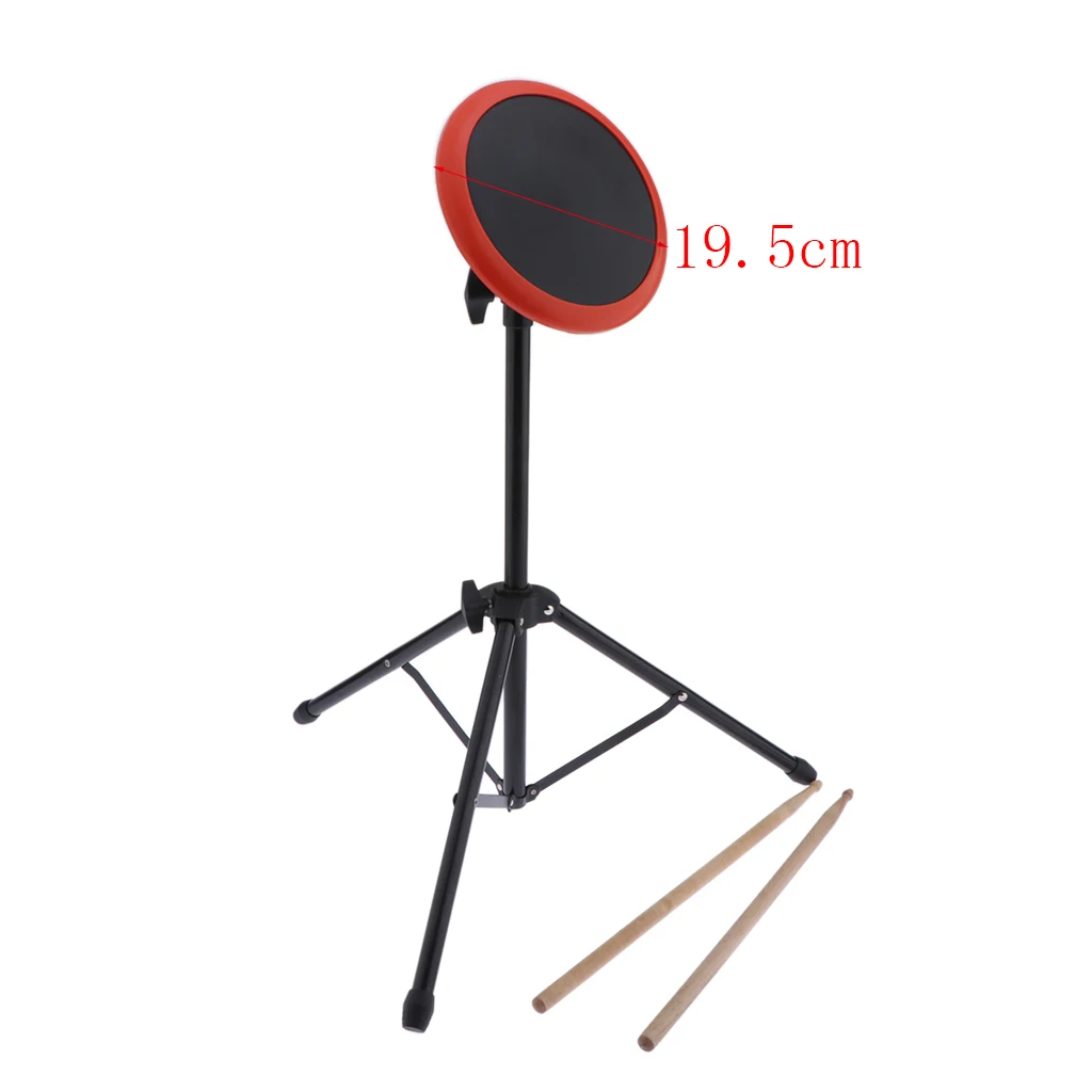 Drummer Practice Pad 6inch with Portable Tripod Stand Drumsticks and Bag | Спорт и развлечения