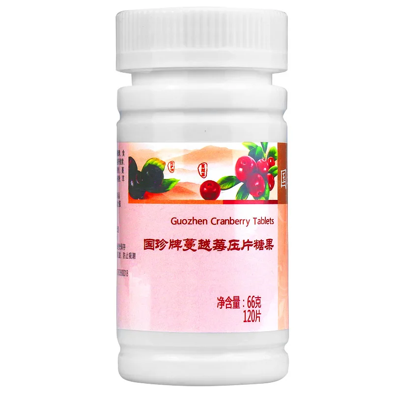 

Guozhen cranberry tabletting candy 0.55 g / * 120 pills