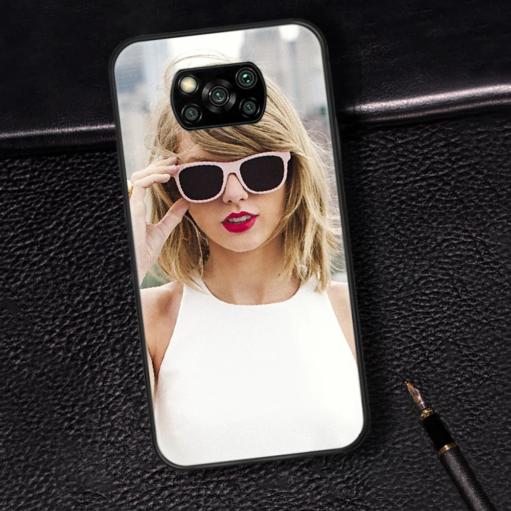 

Taylor Alison Swift Phone Case Cover Hull For Xiaomi Mi A2 A3 8 9 SE 9T 10 10T Lite Pro Ultra Poco X3 black Prime Pretty Cell