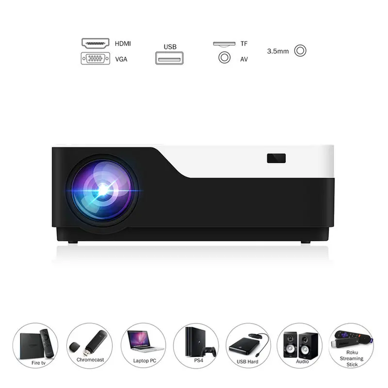 Vivicine M18 1920X1080 настоящий Full HD проектор, HDMI USB PC 1080p светодиодный домашний мультимедийный видеопроектор с поддержкой AC3