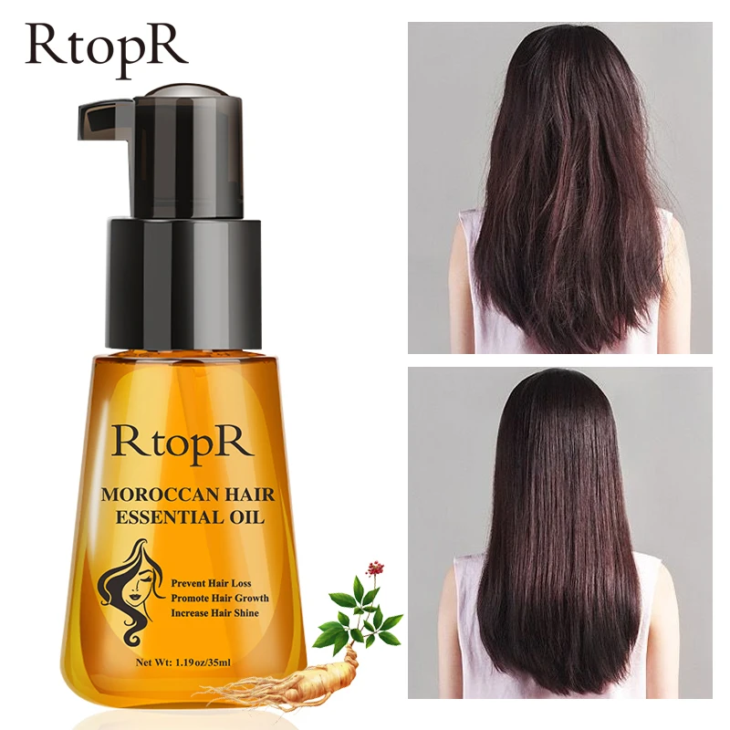

RtopR 35ml Liquid Fast Hair Growth Essential Oil Prevent Hair Loss Product Women Men Beauty Hair Care Treatment Essence Serum