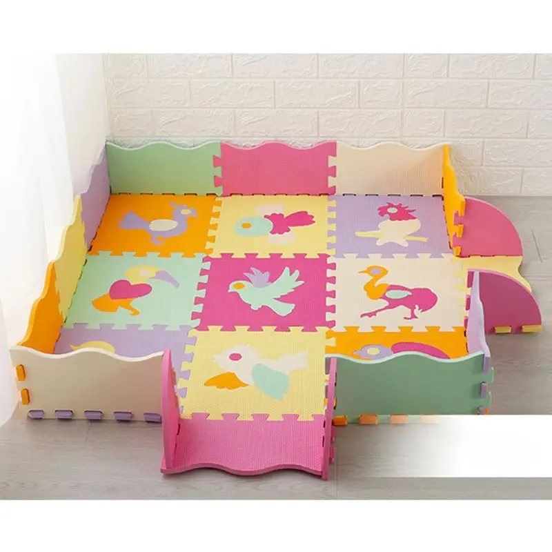 

25 Pcs Baby Play Mat Toddler Kid Indoor Soft Interlocking EVA Foam Floor Playmat L9CD