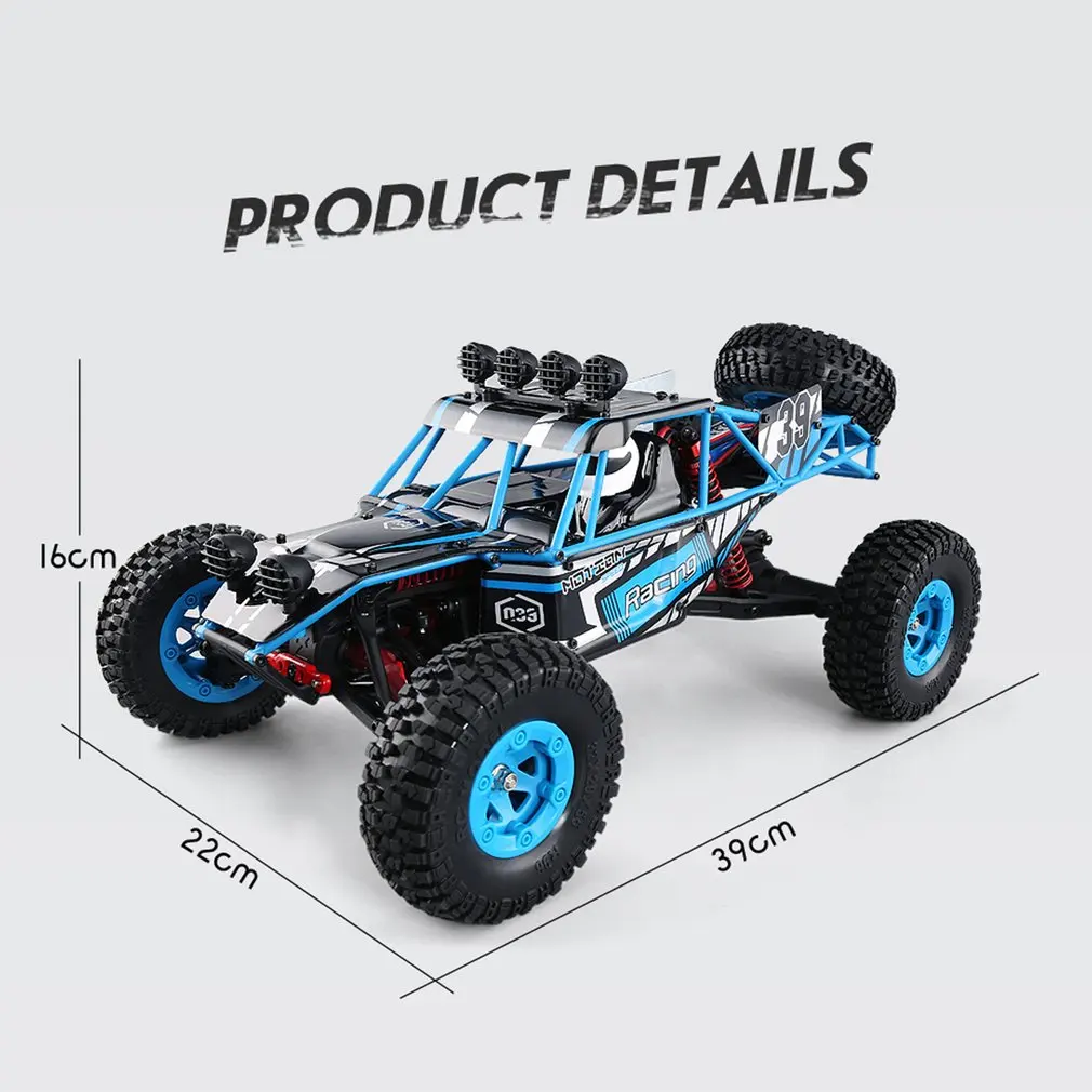 

Q39 RC Car 1:12 Electric 2.4G 4WD 35KM/H highlander Short Course Monster Truck Rock Crawler Off Road RC Automobile Toys