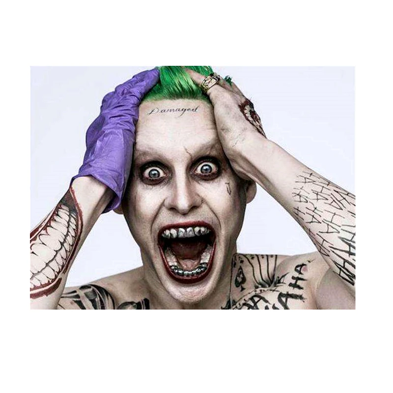 Водостойкая Временная тату наклейка на всю руку большой череп наклейки в старую