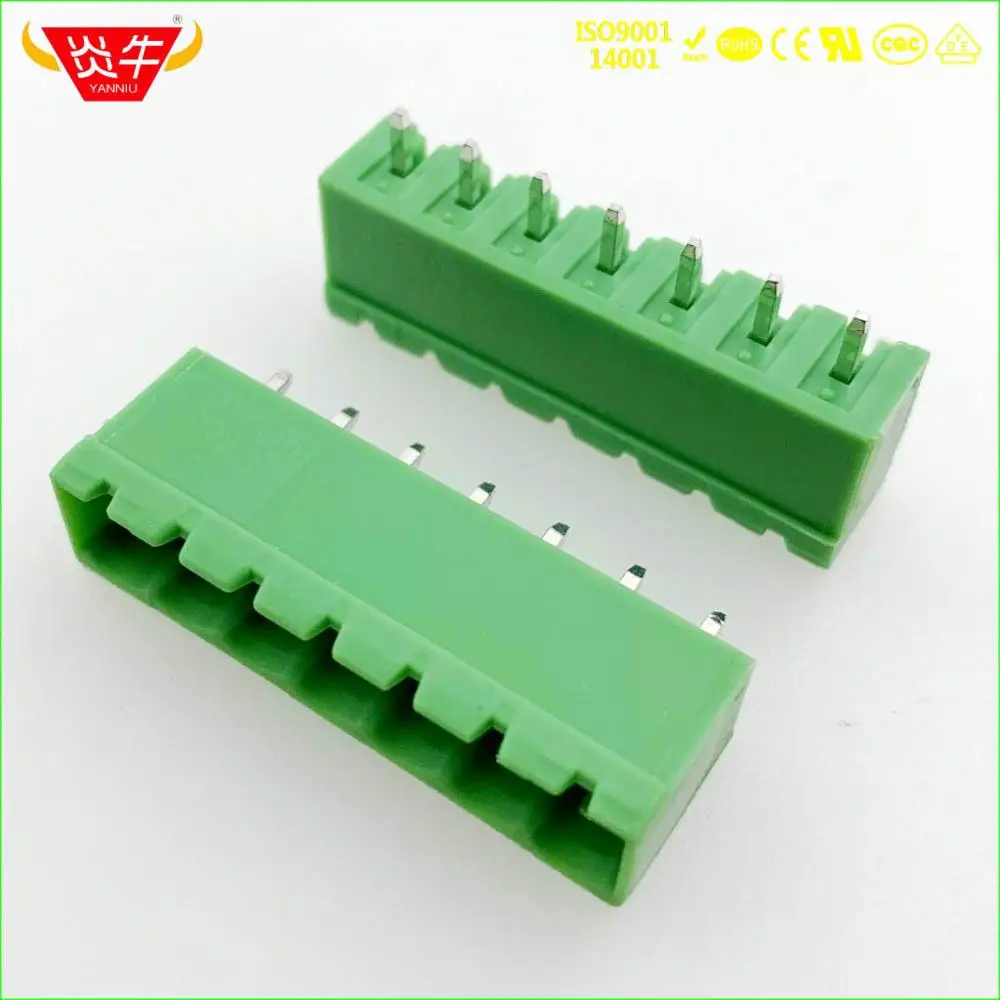2EDGVC-5.0-7P KF2EDGVC 5,0 2P~ 12P разъем PCB вставной TEMINAL блок 2EDGVC 5,0 мм 2PIN~ 12PIN MSTBVA 2,5G 1755516 PHOENIX контакт DEGSON - Цвет: 2EDGVC-5.0-7P