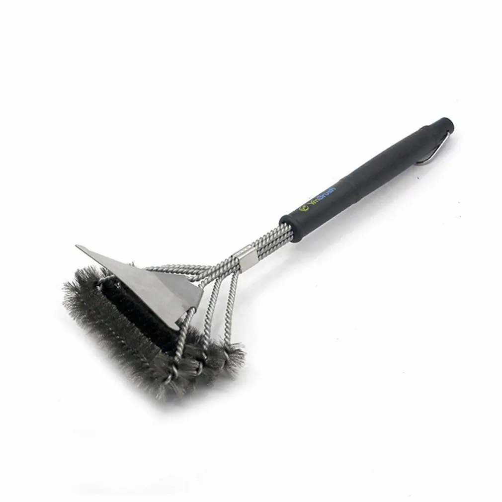 

Barbecue Cleaning Brush Kitchen Accessories Barbecue Kit Cleaning Brush Stainless Steel Kitchen Tools Wire Bristles