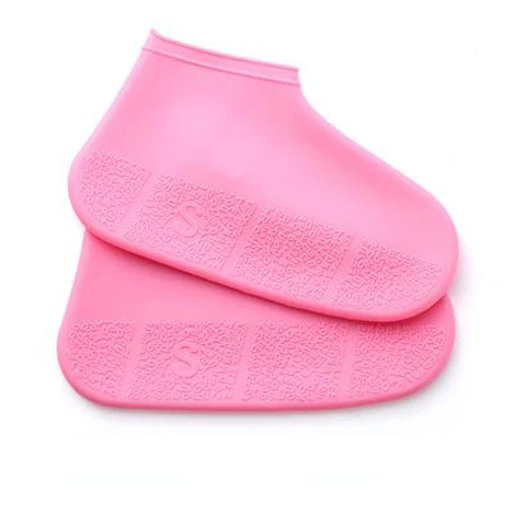 A2-Pink Водонепроницаемые чехлы для обуви Велоспорт дождь многоразовая обувь силиконовые латексные эластичная обувь Чехлы обувь Защищённая аксессуары пылезащитные чехлы - Цвет: A2-Pink