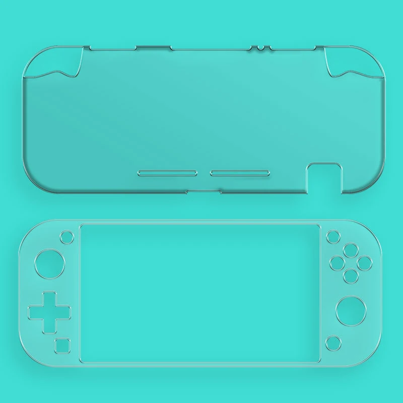 Прозрачный кристально чистый чехол накладка для kingd Switch Lite 9H набор жесткой