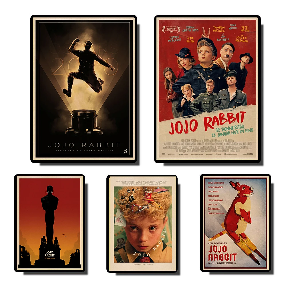 Постер Jojo Rabbit декоративный ретро постер настенная живопись Декор для комнаты 42x30