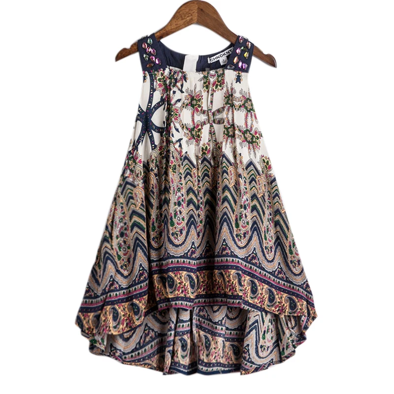 Детское летнее платье для девочек Новинка 2019 года брендовые Детские пляжные