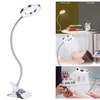 clip on desk lamp usb table lamp eye protection led table light bendable flexible reading desk lamp nail tattoo reading beauty