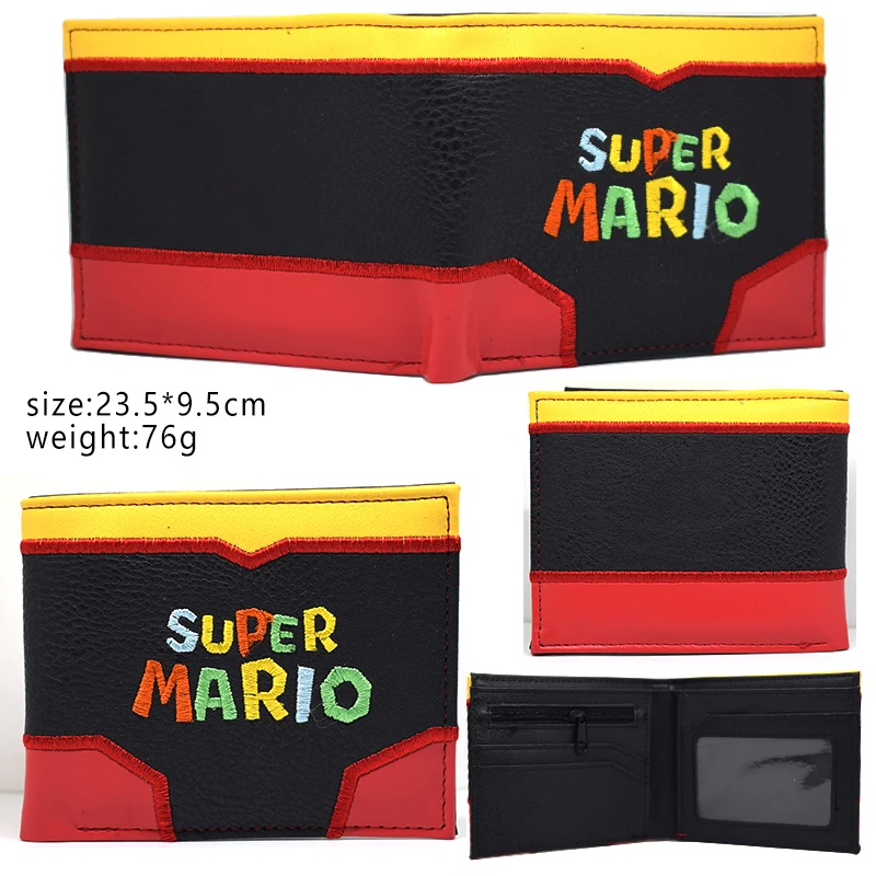 Лидер продаж кошелек в виде Супер Марио кошельки героев мультфильмов красный для