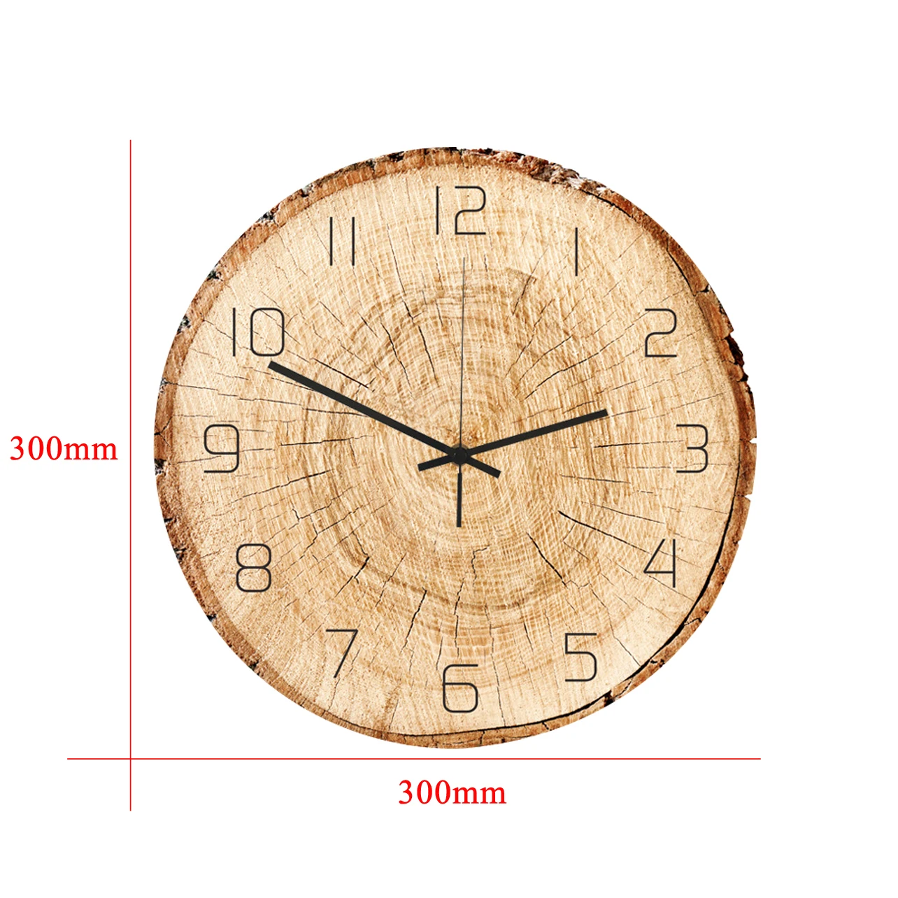

mordern clock Acrylic Material Log Visual Frameless Creative Silent Movement Dry Battery Power Living Room Home Wall Decoration