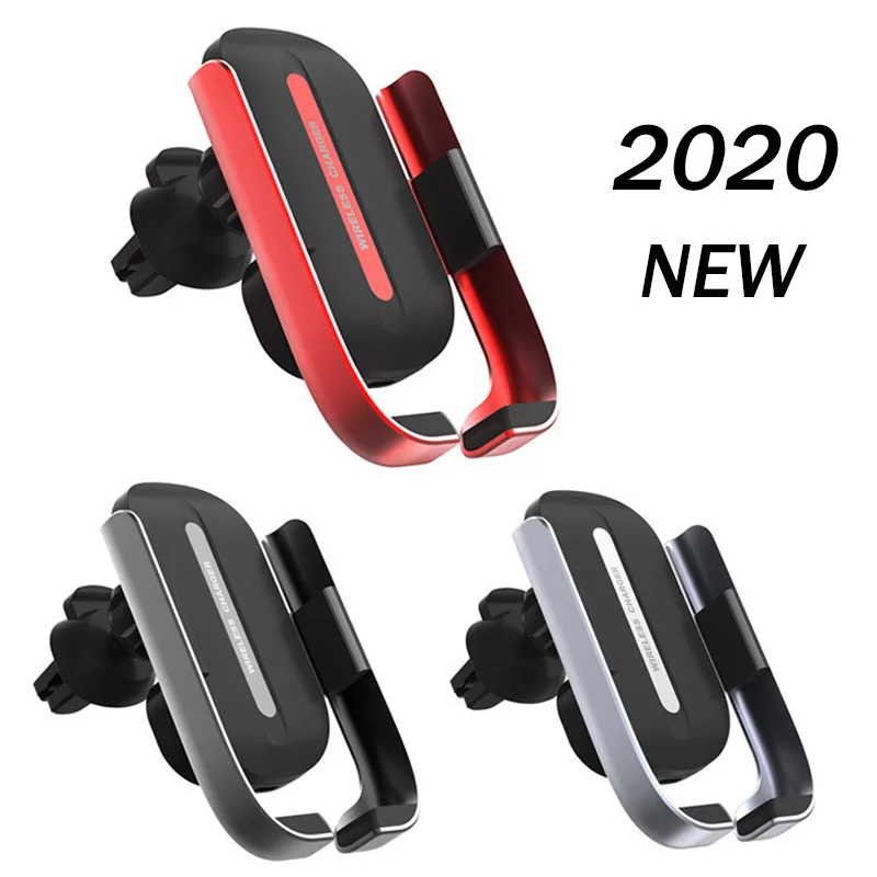 

10W Gravity Car Holder Fast Wireless Charging for iPhone 8 XS XR 11 12 Pro Max Magnetic Fixed Mobile Phone Charger