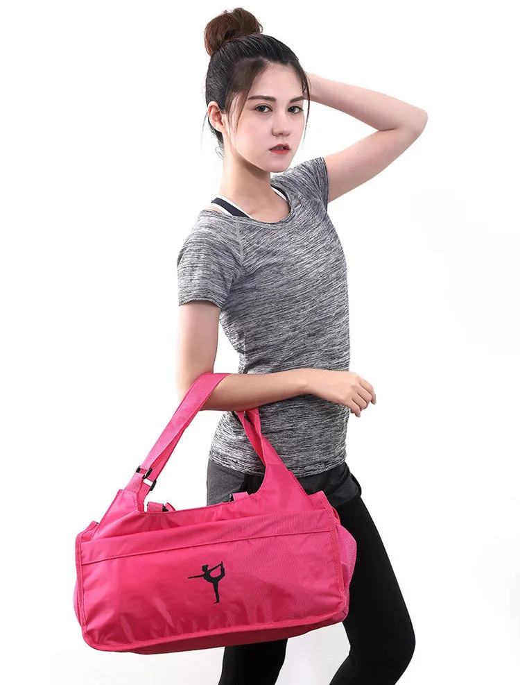 Модная водонепроницаемая сумка для йоги из ткани Оксфорд фитнеса Женская