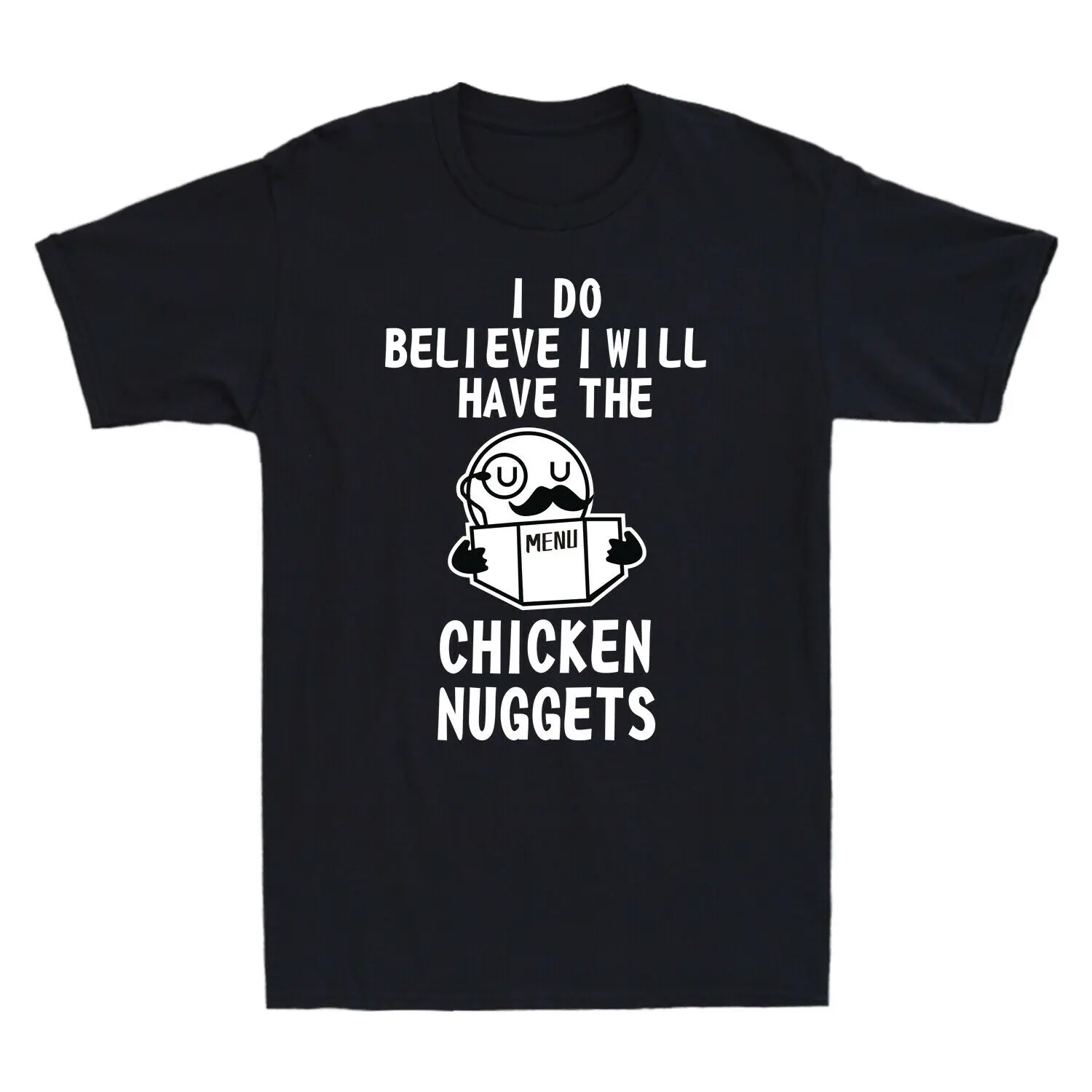 

Я верю, что у меня будут куриные Nuggets, Мужская смешная графическая Мужская футболка, Мужская дышащая хлопковая хипстерская Новинка, уличная ...