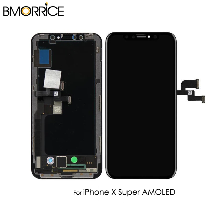 AMOLED/TFT для iPhone X XR ЖК дисплей XS OLED сенсорный экран дигитайзер сборка Замена с