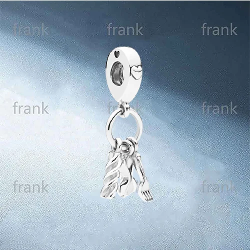 

925 Sterling Silver Lady's Simple Geometric Pendant Party Jewelry Gift 797435