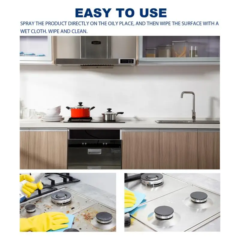 

Kitchen Descaler Sprayer Heavy Oil Cleaner Multifunctional Rust Remover Cleaner Sprayer Kitchen Cleaning Tool