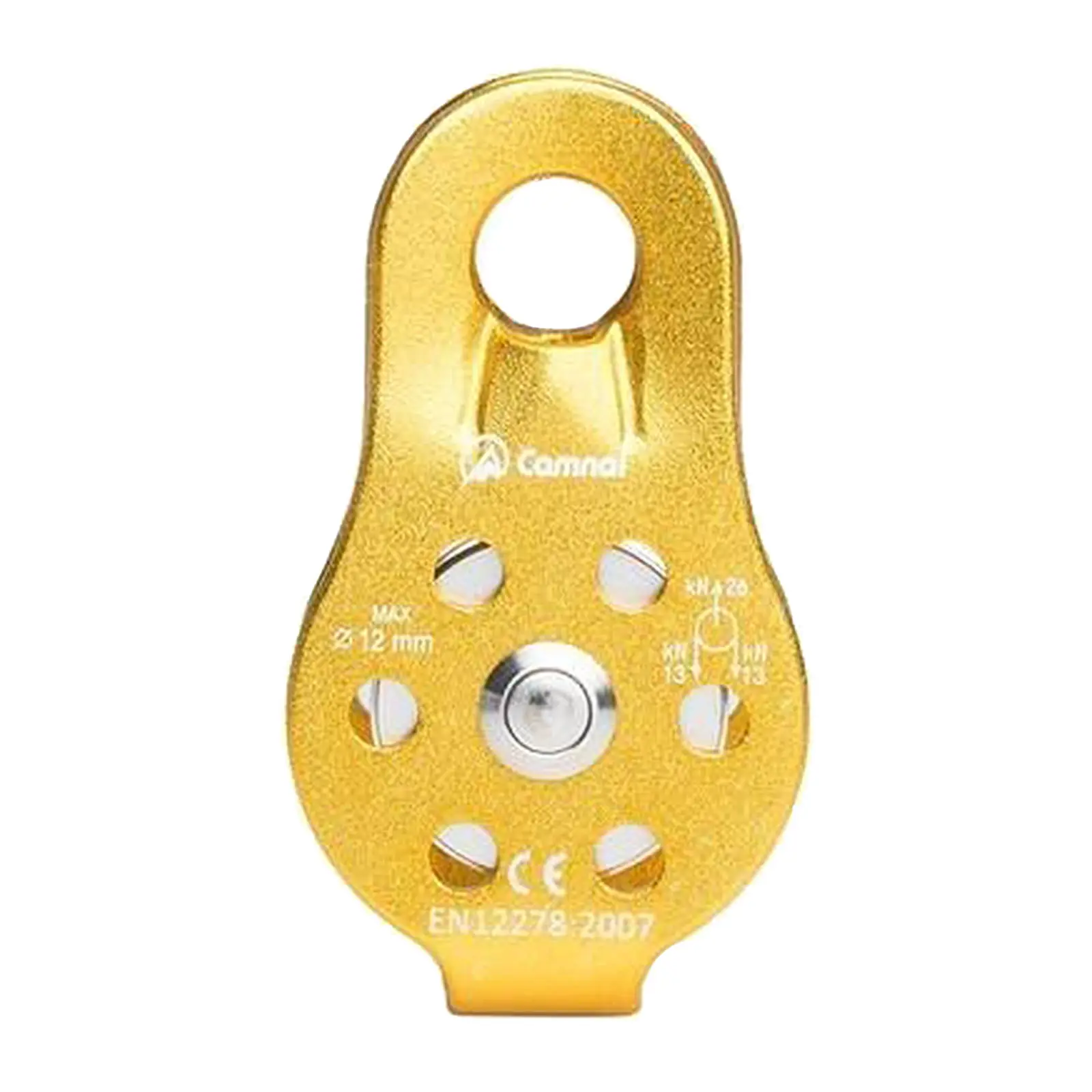 Rock Climbing Pulley Fixed Sideplate Single Sheave Outdoor Survival Tool High Altitud Hauling Gear | Спорт и развлечения