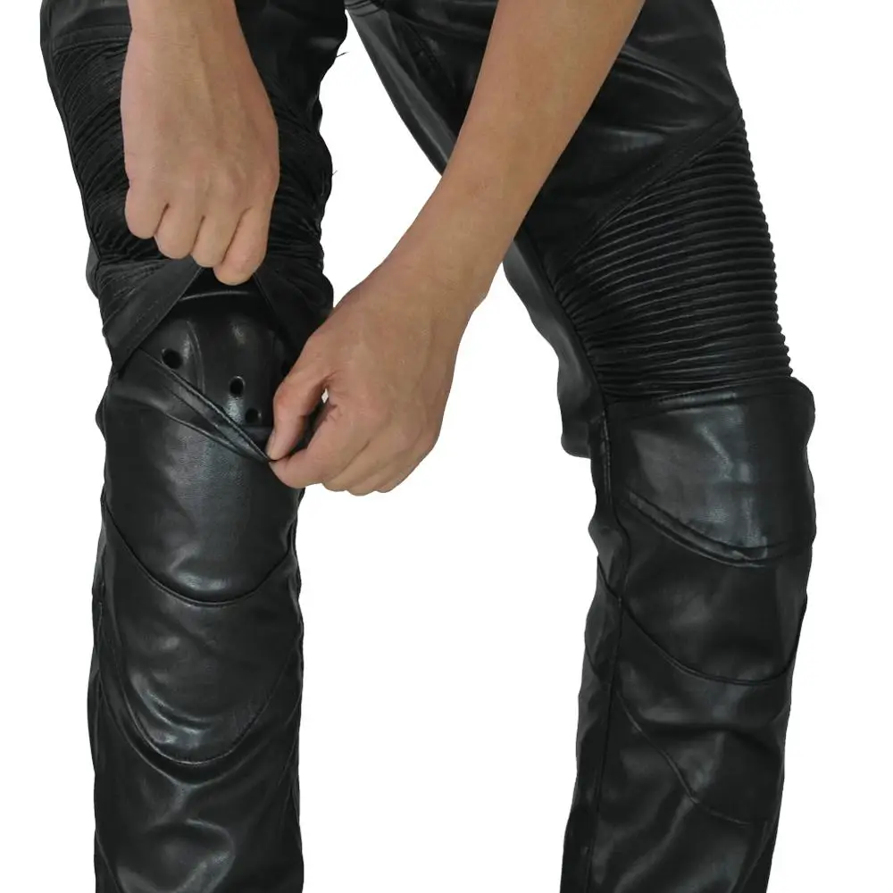 Мотоциклетные зимние гоночные брюки для мотокросса из искусственной кожи