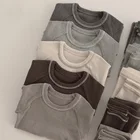 Костюм детский из 2 предметов, хлопковый, с длинным рукавом и штанами, на осень