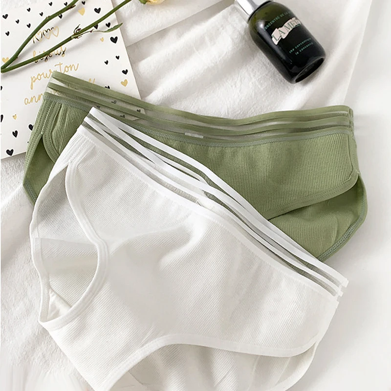 BEFORW мода трусы женские Средняя талия Резьба нижнее белье сращивание твердый