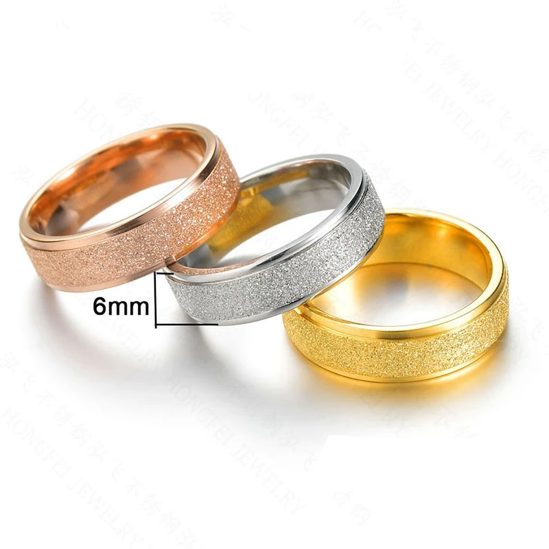 Качественные модные простые женские кольца из нержавеющей стали 2 мм 4 6 ширина