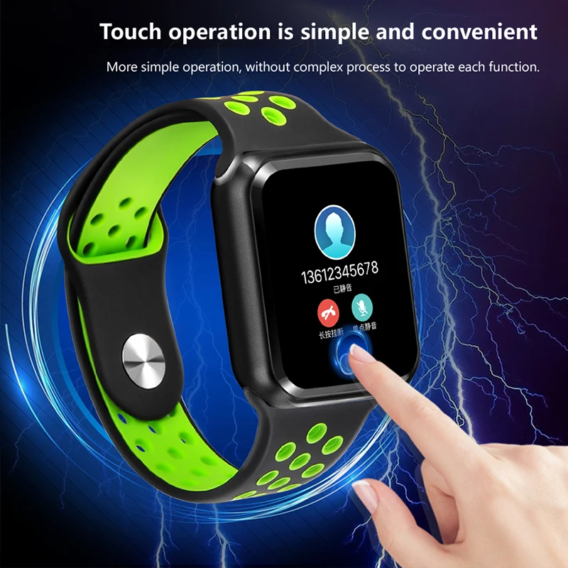 Водонепроницаемые Смарт-часы F8 для мужчин и женщин умный браслет на базе Android