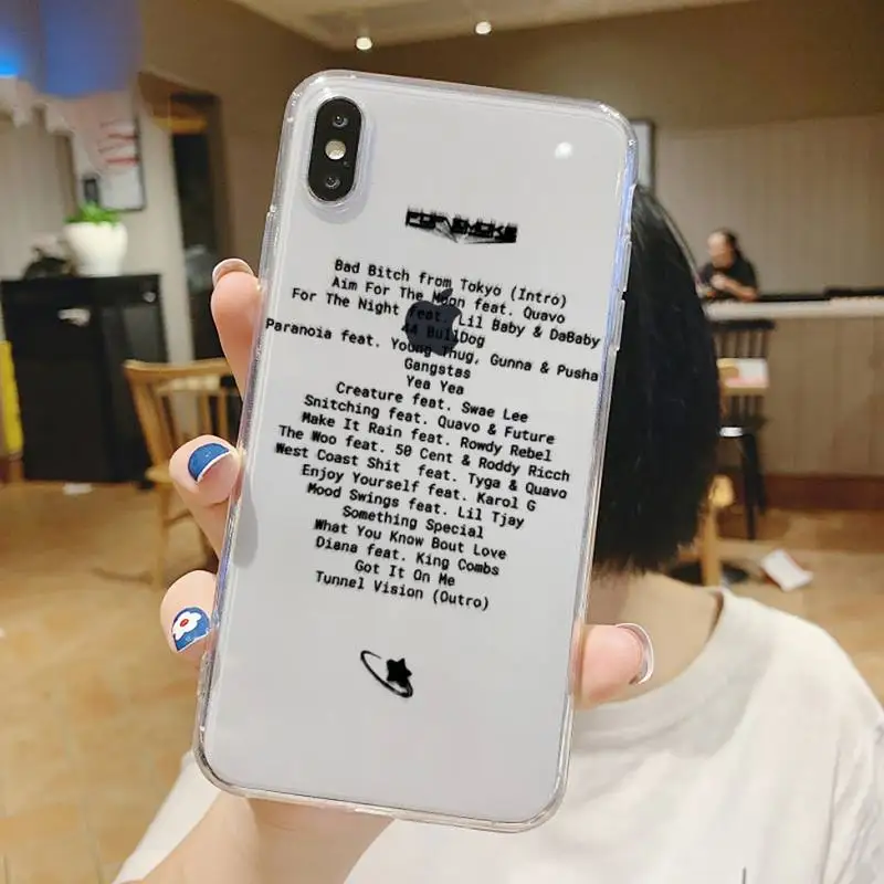 

POP SMOKE famous rapper fashion shell Phone Case Transparent soft For iphone 5 5s 5c se 6 6s 7 8 11 12 plus mini x xs xr pro max