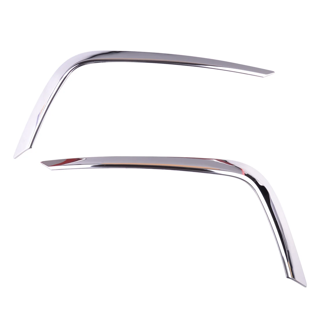 

1 Pair Silver Car Front Fog Light Lamp Strip Trim Cover Fit For Nissan Sentra 2016 2017 2018 2019