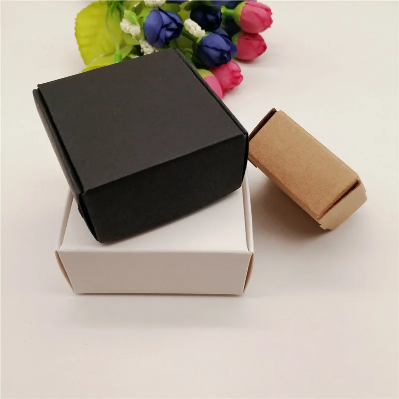 Подарочные коробки из крафт-бумаги ruihaoyu, 50 шт.