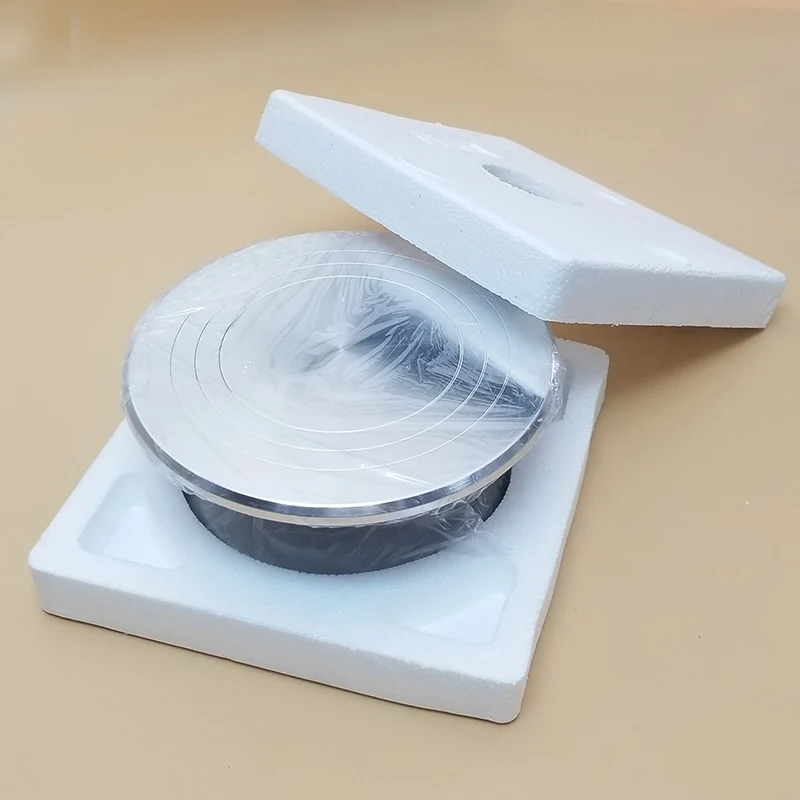 9 дюймовый алюминиевый вращающийся инструмент для украшения торта вращающегося