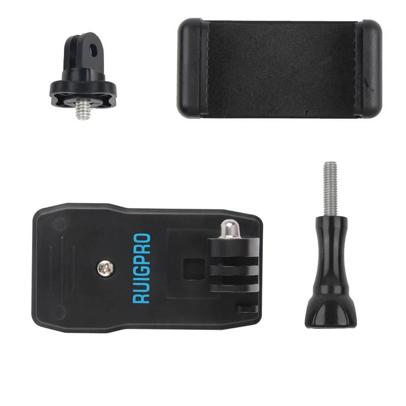 Package 3 Зажим для экшн-камеры для GoPro Hero 8, 7, 6, 5, 4, крепление на 360 градусов, вращающийся зажим, крепление для рюкзака для Session 3+ 3 SJCAM SJ4000 Garmin - Цвет: Package 3