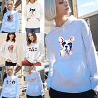 streetwear hoodie long sleeve tops dog print clothes pullover loose hooded all match fashion teenagers casual trend sweatshirts
