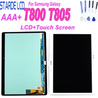 new lcd for samsung galaxy t805 tab s t800 t805 sm t800 t807 display touch screen digitizer sensors assembly panel replacement