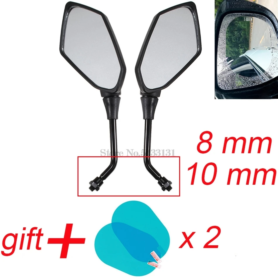 Original Motorcycle Mirrors Side mirror for R3 Bmw Gs 1150 Skyteam Guidon Motocross Kawasaki Z250Sl with waterproof cover