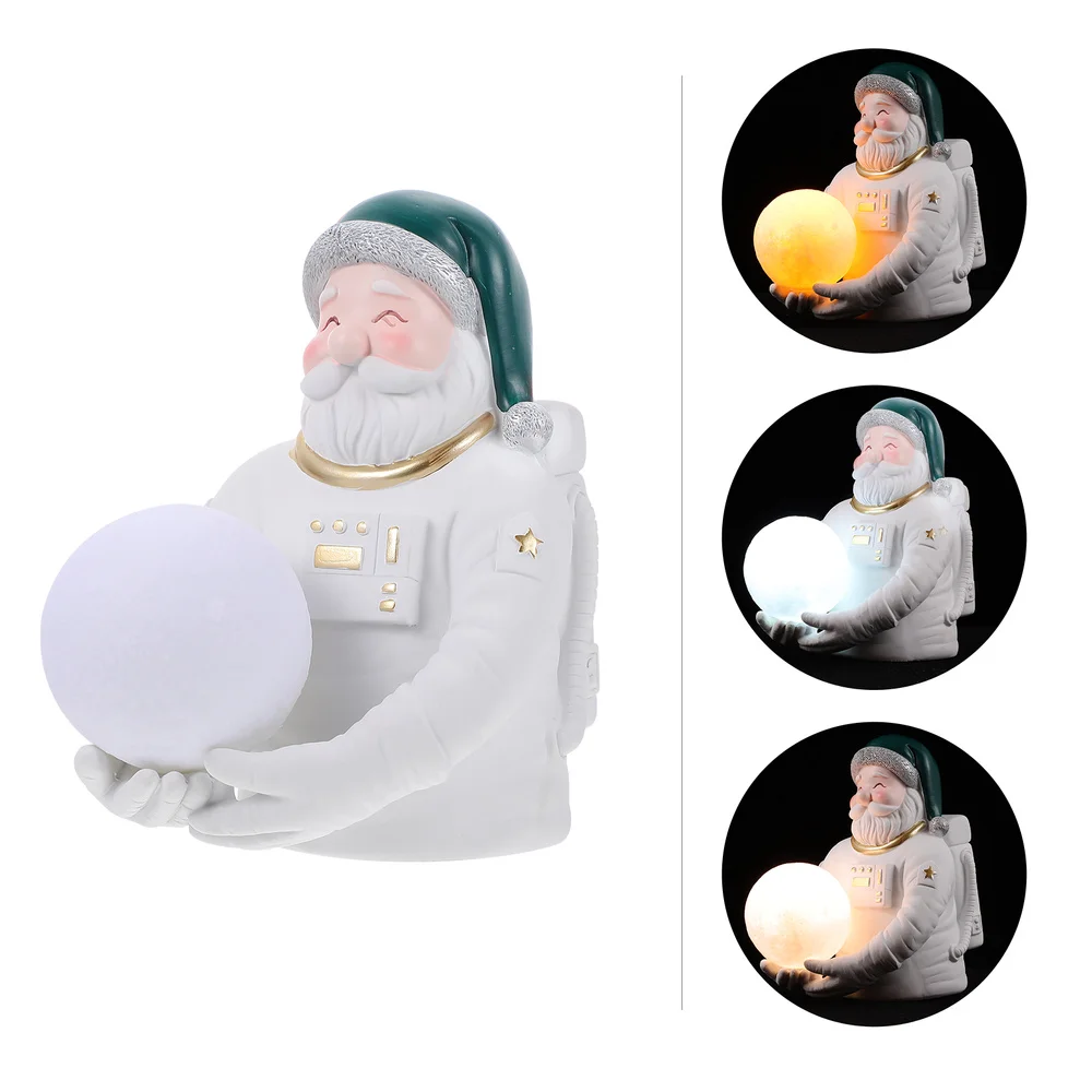 

1Pc Natural Resin Christmas Night Light Practical Portable Home Adornment