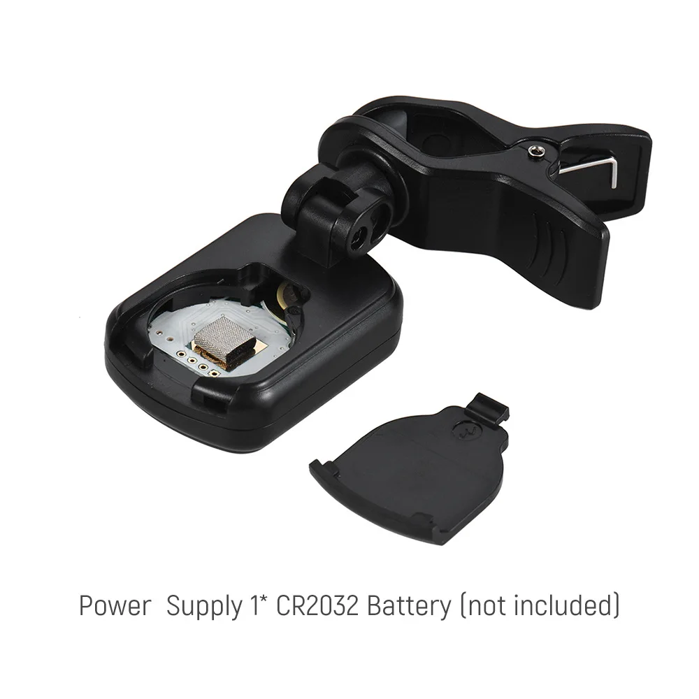 digital clip auf elektrische tuner für gitarre chromatische bass violine ukulele universal tragbare faltbare tuner gitarre zubehör free glob