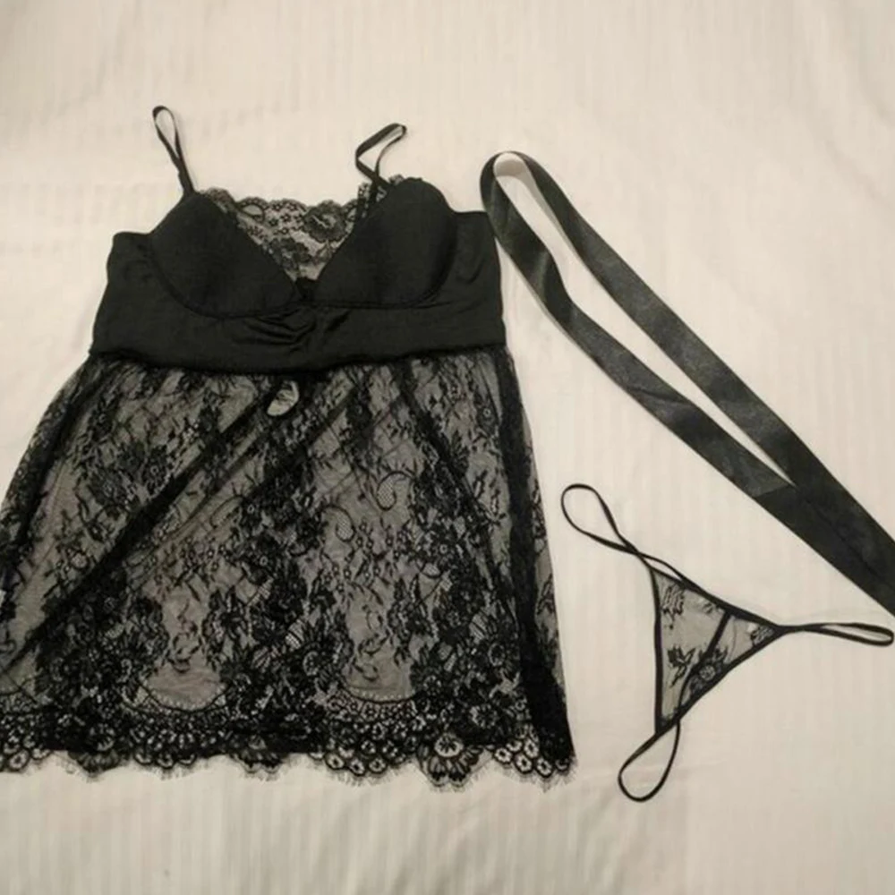 Женское нижнее белье сексуальное эротическое кружевное Дамское Белье ночное