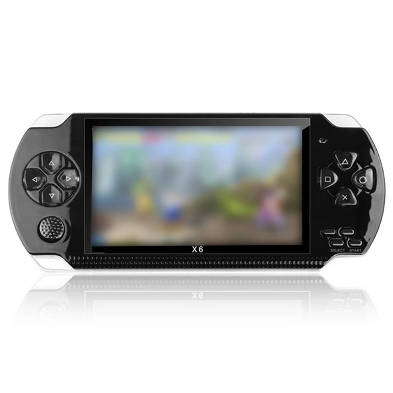 

X6 8GB 128-bit Handheld Game Console 10000+ Games 4.3 inch PSP HD Retro Handheld Video Game Console Video Gaming Game Player