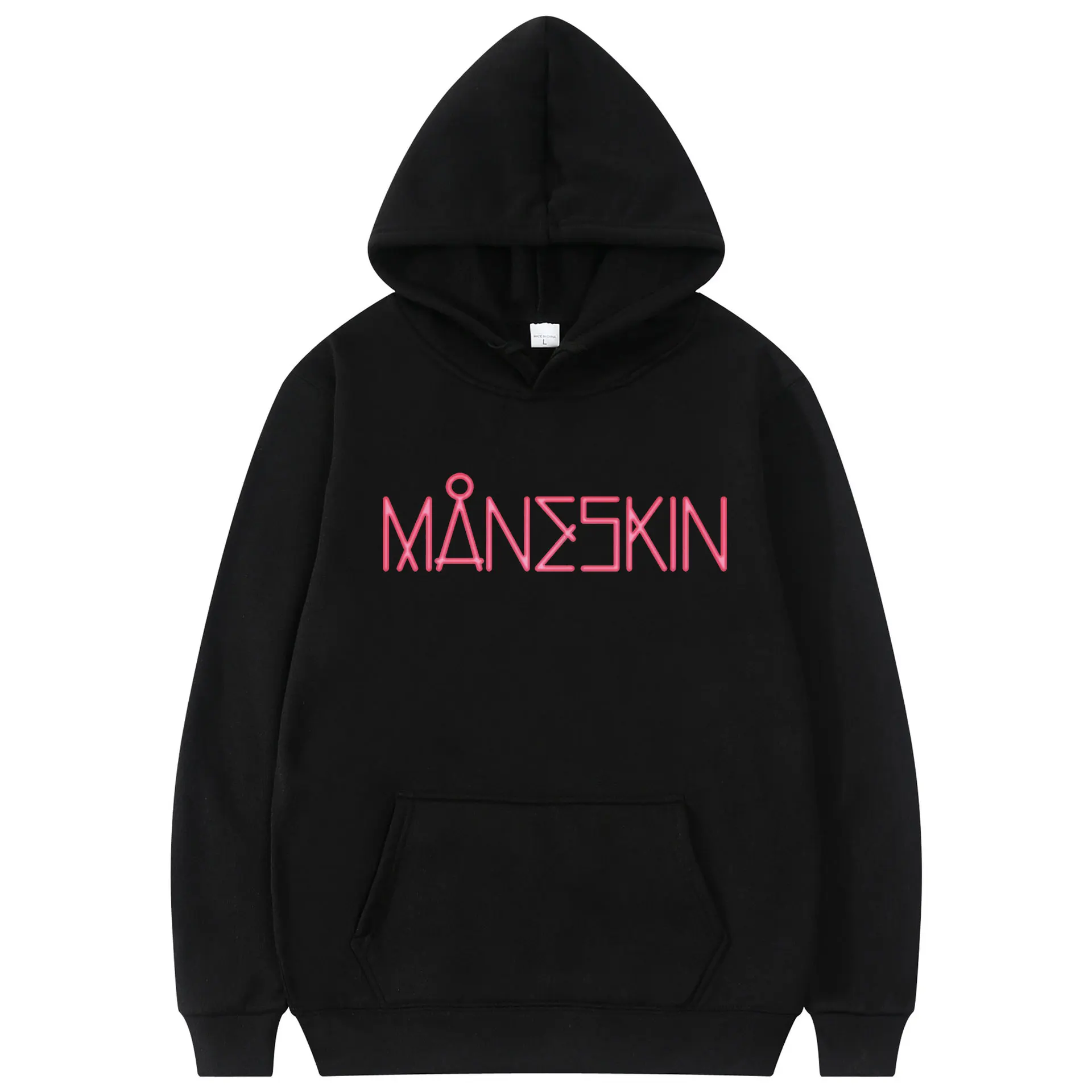 

Italian Band Hoodie Maneskin Letter Logo Hoodies Man Harajuku Clothes Men Tops Women Vintage Hooded Sweatshirt Unisex Streetwear
