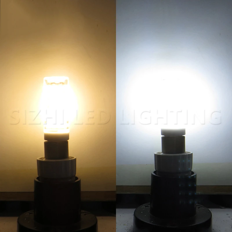 E14 светодиодный светильник AC220V 2835SMD 5 Вт 7 9 12 15 18 лампа Теплый/Холодный белый яркий