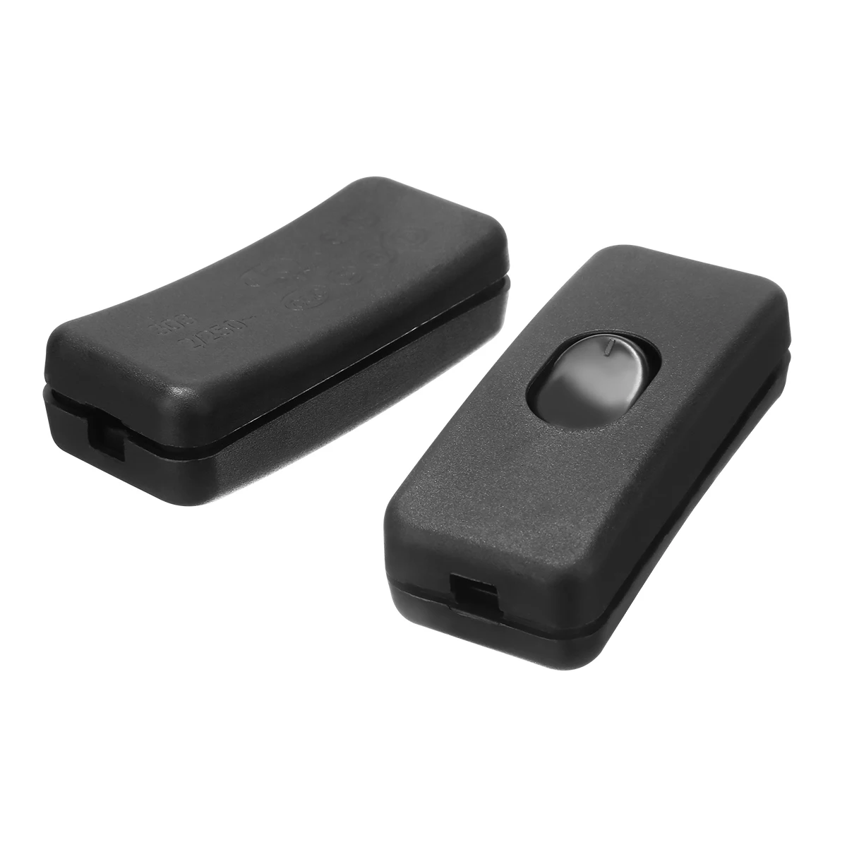 5 шт. универсальные черные встроенные переключатели ВКЛ./ВЫКЛ. 110-250 В