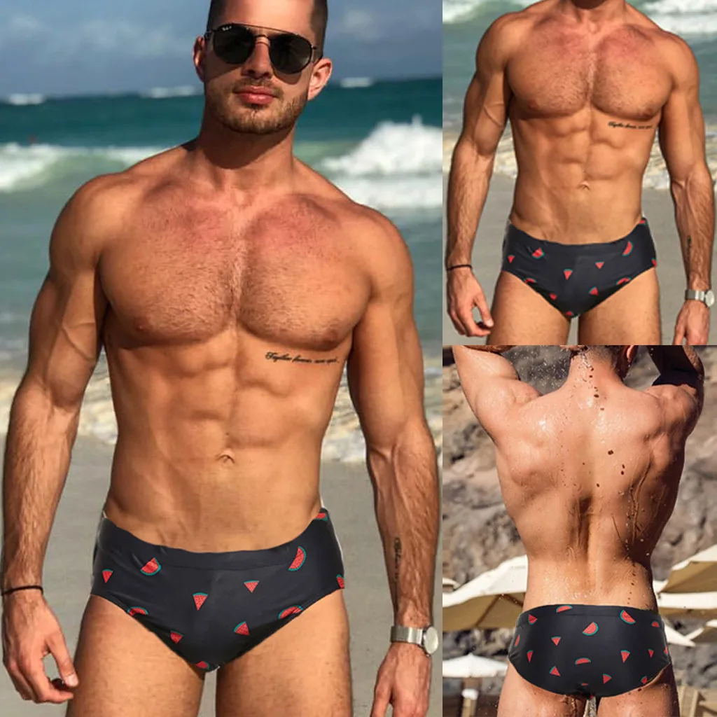 Сексуальные мужские плавательные костюмы для бассейна пляжные плавки пляжная