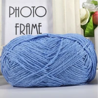 threads for knitting hollow belt yarn hook needle cords diy crochet wool cotton balls for sweaters cushion fancy yarn 50gball