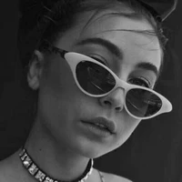 fashion sunglass vintage women cats eye oval glasses metal hinge black lenses luxury designer men 2021 trends driving eyeglasse