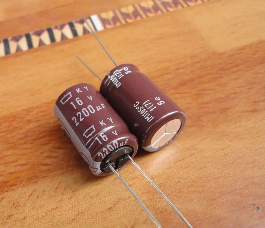 50pcs/lot Original JAPAN NIPPON KY series 105C high frequency capacitor aluminum electrolytic capacitor free shipping